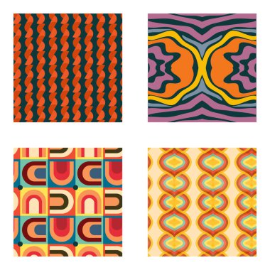 Soyut geometrik şekiller kümesi. Vektör illüstrasyonu.