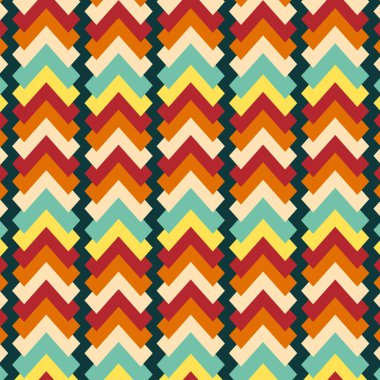 Geometrik şekilli kusursuz desen. vektör illüstrasyonu