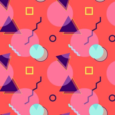 üçgenli soyut geometrik desen, vektör illüstrasyonu