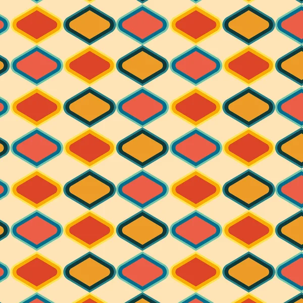 Abstract Seamless Pattern Geometric Shapes Vector Illustration — 图库矢量图片