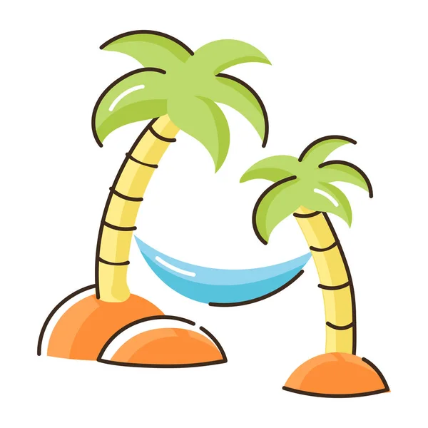 Beach Icon Vector Illustration Design — Stock Vector