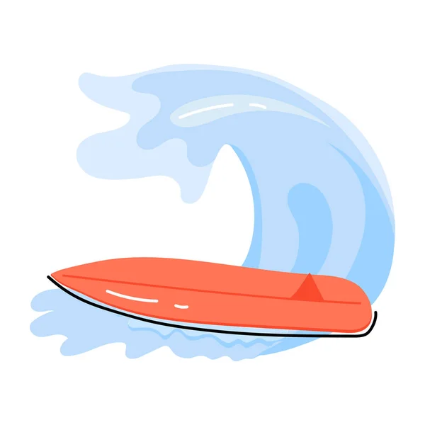 Strandurlaub Ikone Isometrische Darstellung Des Meerwasservektors — Stockvektor