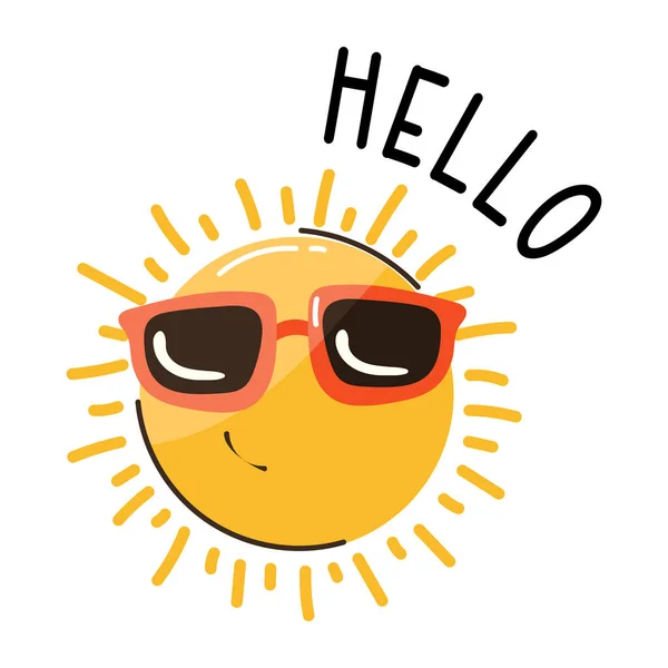 Sun Wear Sunglasses Vector Illustration — Stock Vector