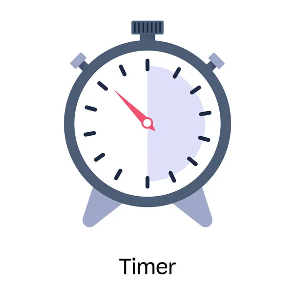 Timer Pictogram Vector Illustratie Ontwerp — Stockvector