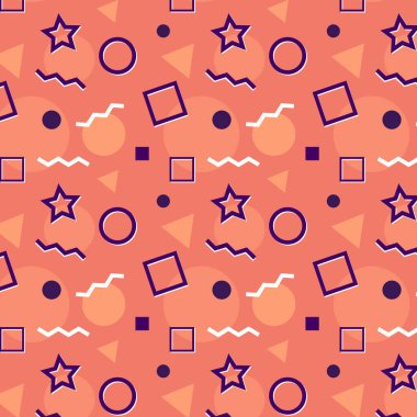 soyut geometrik renksiz desen, vektör çizimi