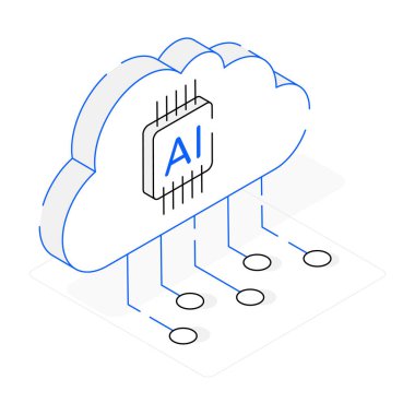 Simge tasarımlı bulut hesaplama teknolojisi kavramı, vektör illüstrasyonu 10 eps grafik.