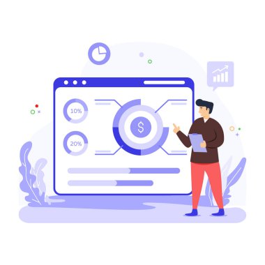 Vektör biçiminde dizayn edilen finansal verilerin düz çizimi