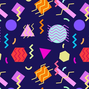 Memphis tarzı kusursuz bir model. soyut arkaplan.