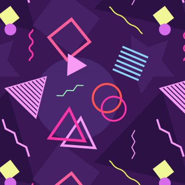 üçgenli soyut geometrik desen, vektör illüstrasyonu