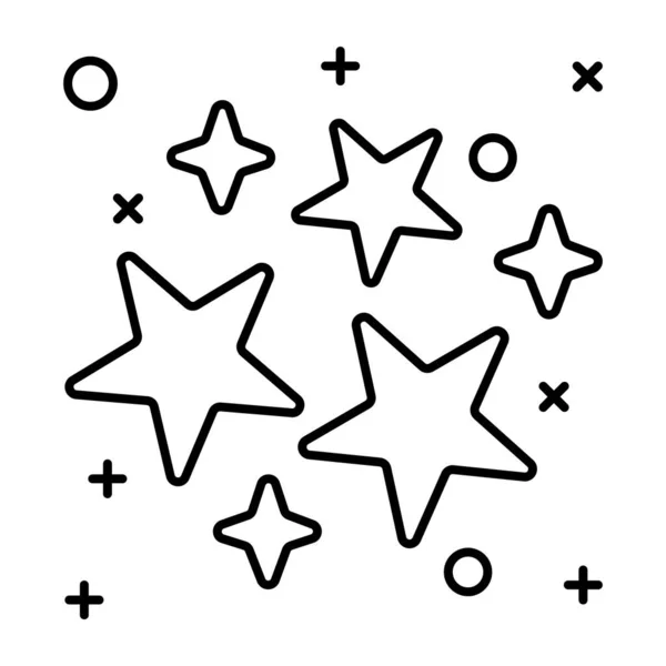 Icono Estrella Ilustración Vectorial — Vector de stock