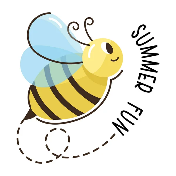 Бджола Медом Гребінцем — стоковий вектор