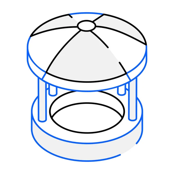 Illustration Vectorielle Une Icône Sportive — Image vectorielle