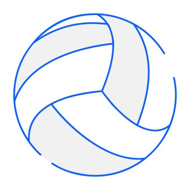 Top simgesinin vektör illüstrasyonu