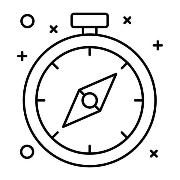 Compass Icon Vector Illustration — Stock Vector