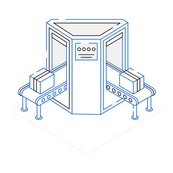 Ilustração Vetorial Ícone Transportador — Vetor de Stock