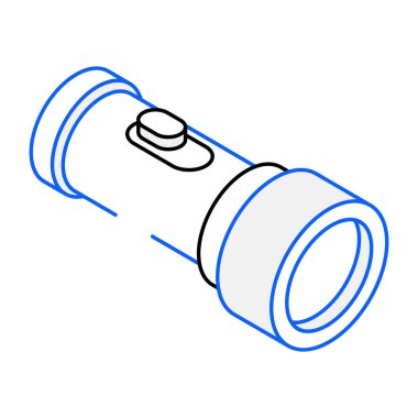 Modern dijital kamera simgesinin vektör illüstrasyonu.