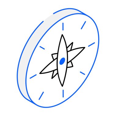 Pusula simgesi vektör resimlemesi