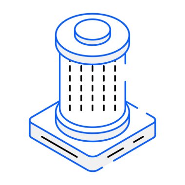 Dijital aygıtın vektör illüstrasyonu