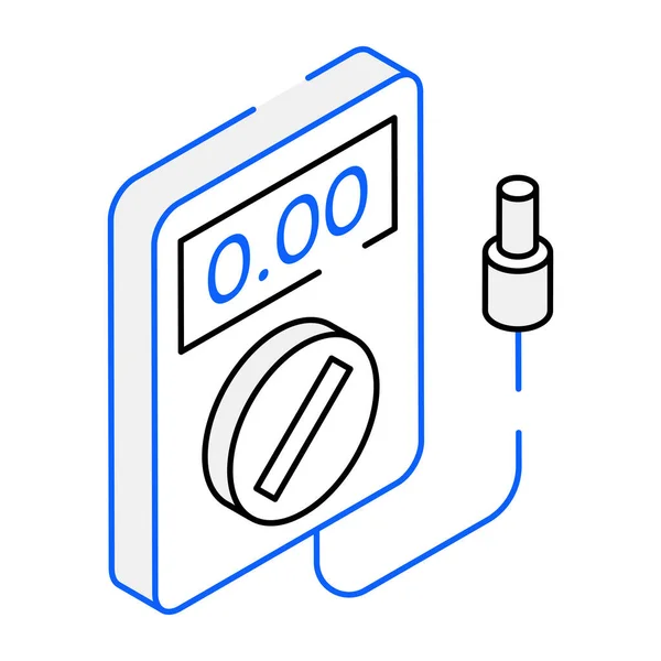 Vectorillustratie Van Een Telefoon Met Een Bord — Stockvector