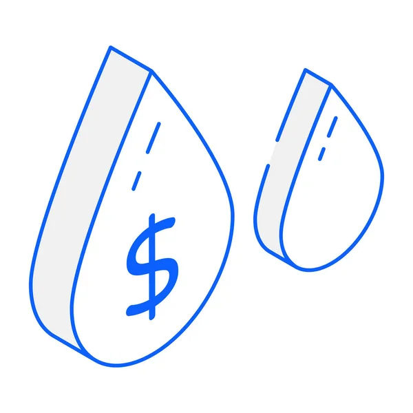 Cash Flow Modernes Symbol Vektorillustration — Stockvektor