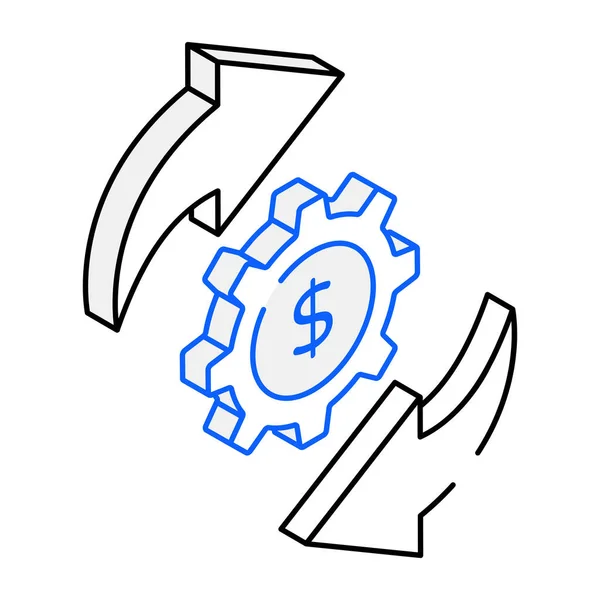 Business Operations Ikona Nowoczesnego Designu Ilustracja Wektorowa — Wektor stockowy