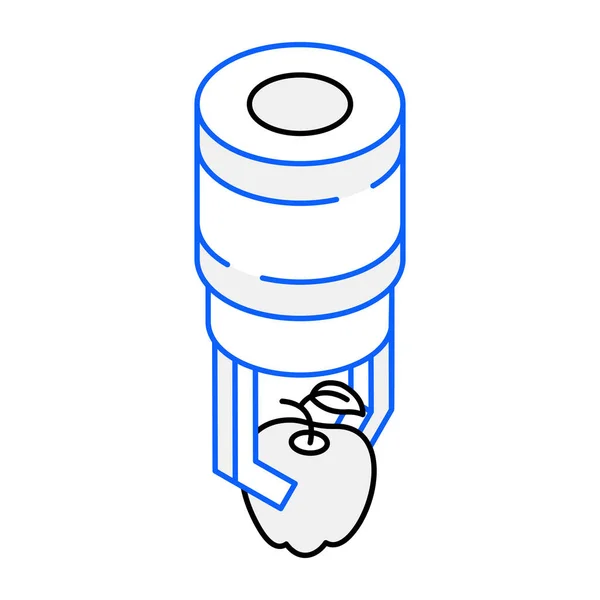 Landwirtschafts Roboter Modernes Symbol Vektorillustration — Stockvektor