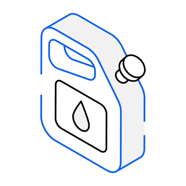 Jerry Can Modern Icon Vector Illustration — 스톡 벡터