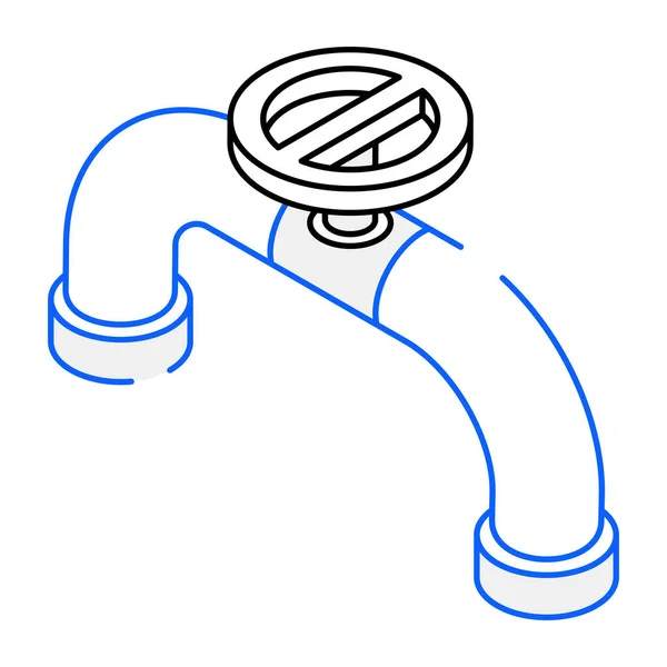 Pipeline Icône Moderne Illustration Vectorielle — Image vectorielle