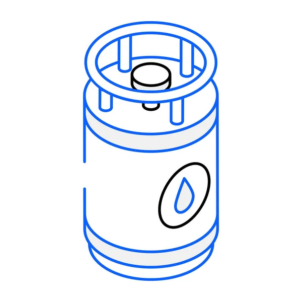 Baril Pétrole Icône Moderne Illustration Vectorielle — Image vectorielle