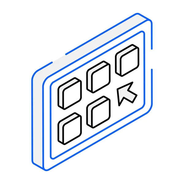 Benutzeroberfläche Modernes Symbol Vektorillustration — Stockvektor
