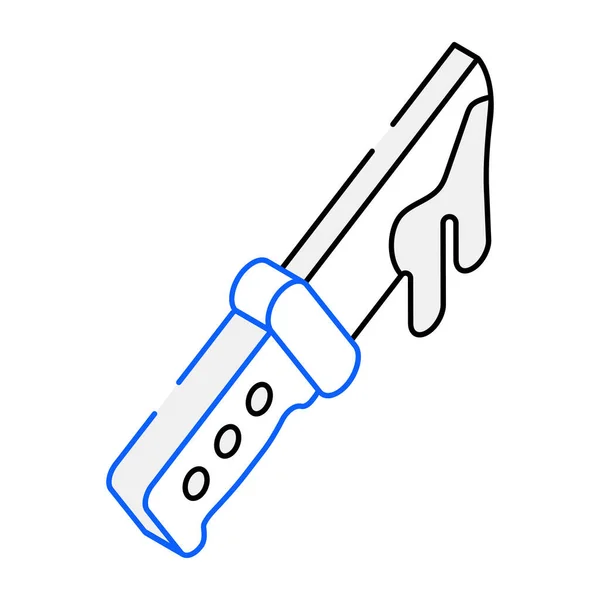 Moderní Ikona Nože Vektorová Ilustrace — Stockový vektor