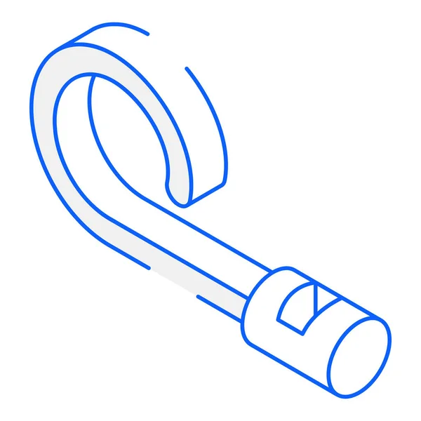 Party Horn Modern Ikon Vektor Illustration — Stock vektor