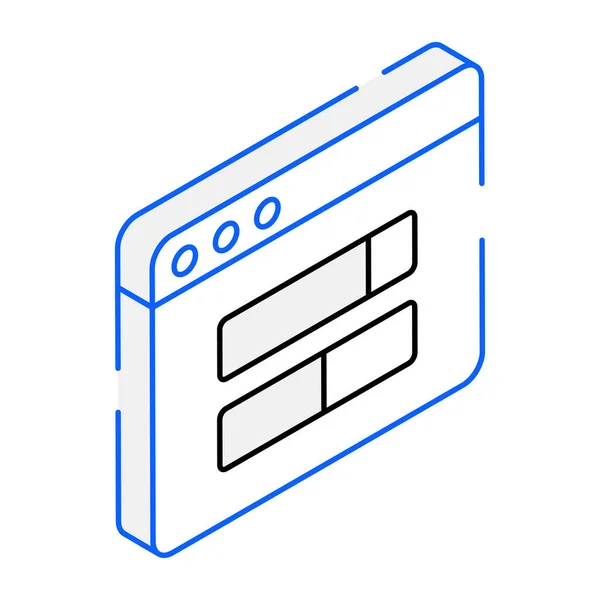 Diseño Del Sitio Web Icono Moderno Ilustración Vectorial — Vector de stock