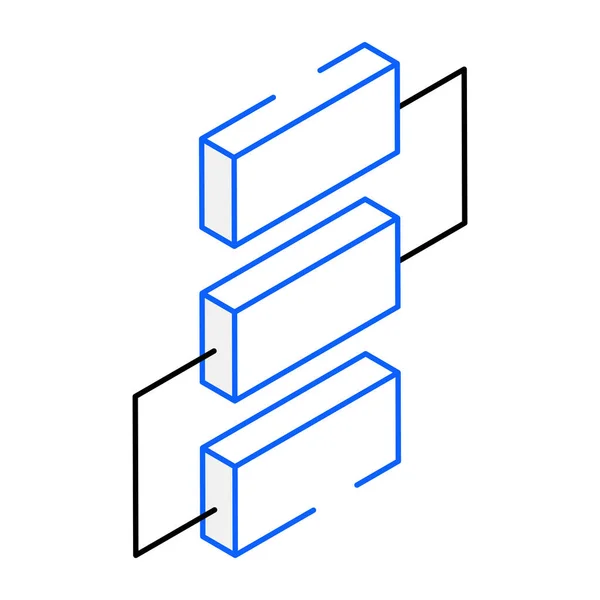 Moderní Ikona Pracovního Postupu Vektorová Ilustrace — Stockový vektor