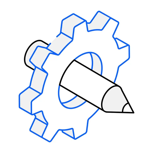 Technische Werkzeuge Modernes Symbol Vektorillustration — Stockvektor