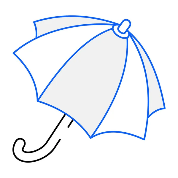 Umbrella Modern Icon Vector Illustration — Stock Vector