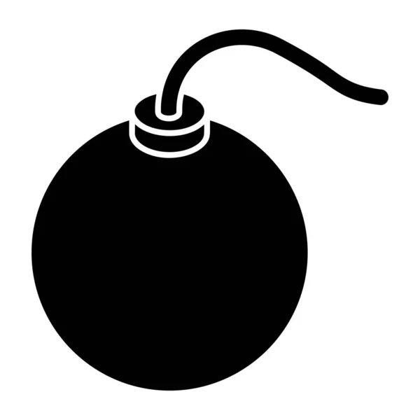Bombe Web Symbol Einfache Illustration — Stockvektor