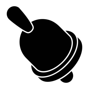 Tek bir siyah beyaz simgesinin vektör illüstrasyonu