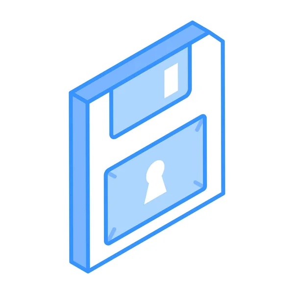 Illustration Vectorielle Une Icône Bleue Blanche Avec Point Interrogation — Image vectorielle