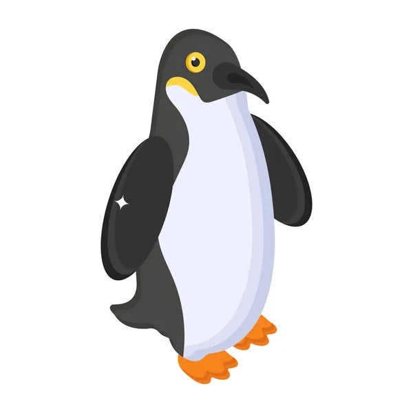 Pinguin Symbol Vektorillustration — Stockvektor