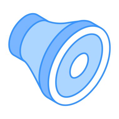 Mavi su damlası ikonu. Beyaz arkaplanda izole edilmiş web tasarımı için küçük plastik bant vektör sembolünün izometriği