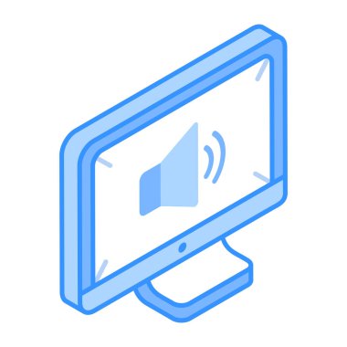 hoparlör vektör illüstrasyonu