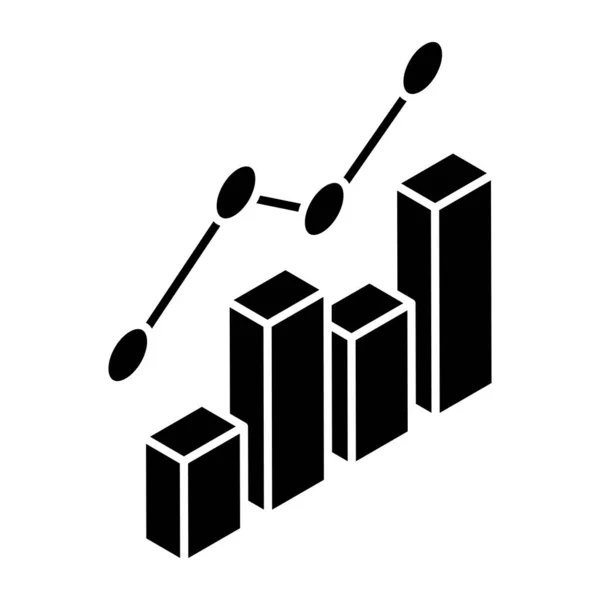 Diagramm Symbol Einfache Illustration Von Business Analytics Vektor Icons Für — Stockvektor