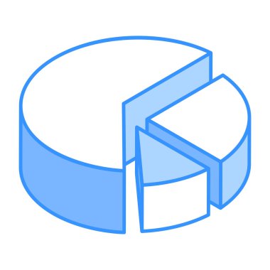 Pasta grafiği modern tasarım, vektör illüstrasyonu