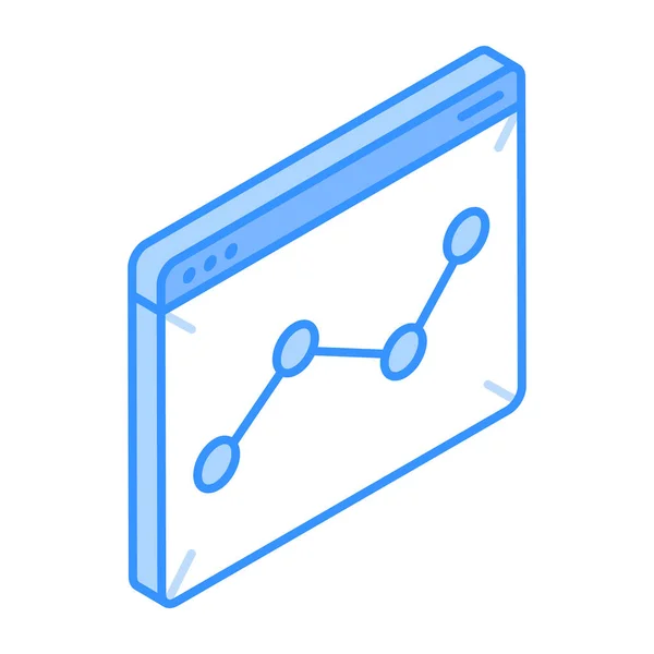 Webová Statistika Moderní Design Vektorové Ilustrace — Stockový vektor