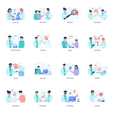 Doktorların Eğilimli Düz Çizimi