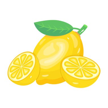 Limon modern tasarım, vektör illüstrasyonu