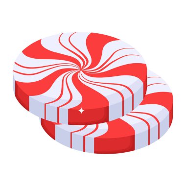 Şekerler modern tasarım, vektör illüstrasyonu