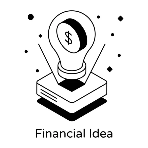 金融アイデア現代的なデザイン ベクトルイラスト — ストックベクタ
