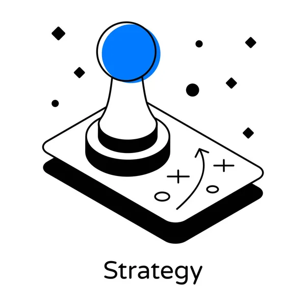 Strategi Modern Design Vektor Illustration — Stock vektor